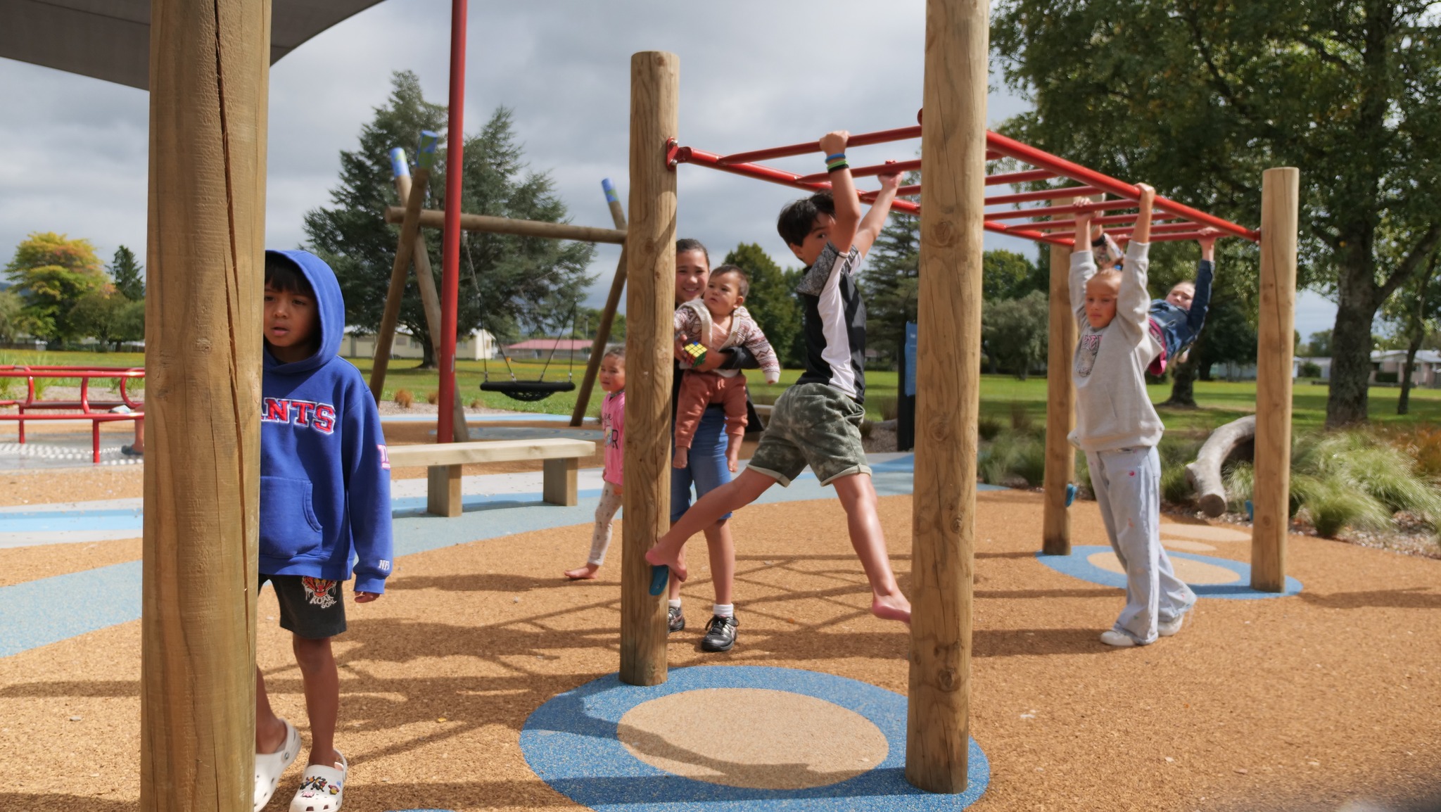  Tūrangi papa tākaro (playground) at Te Kapua Park.  