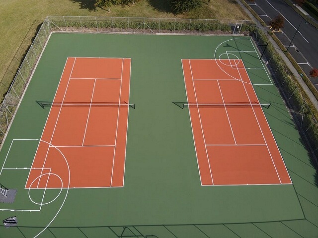 Jarden Mile new courts surface.  