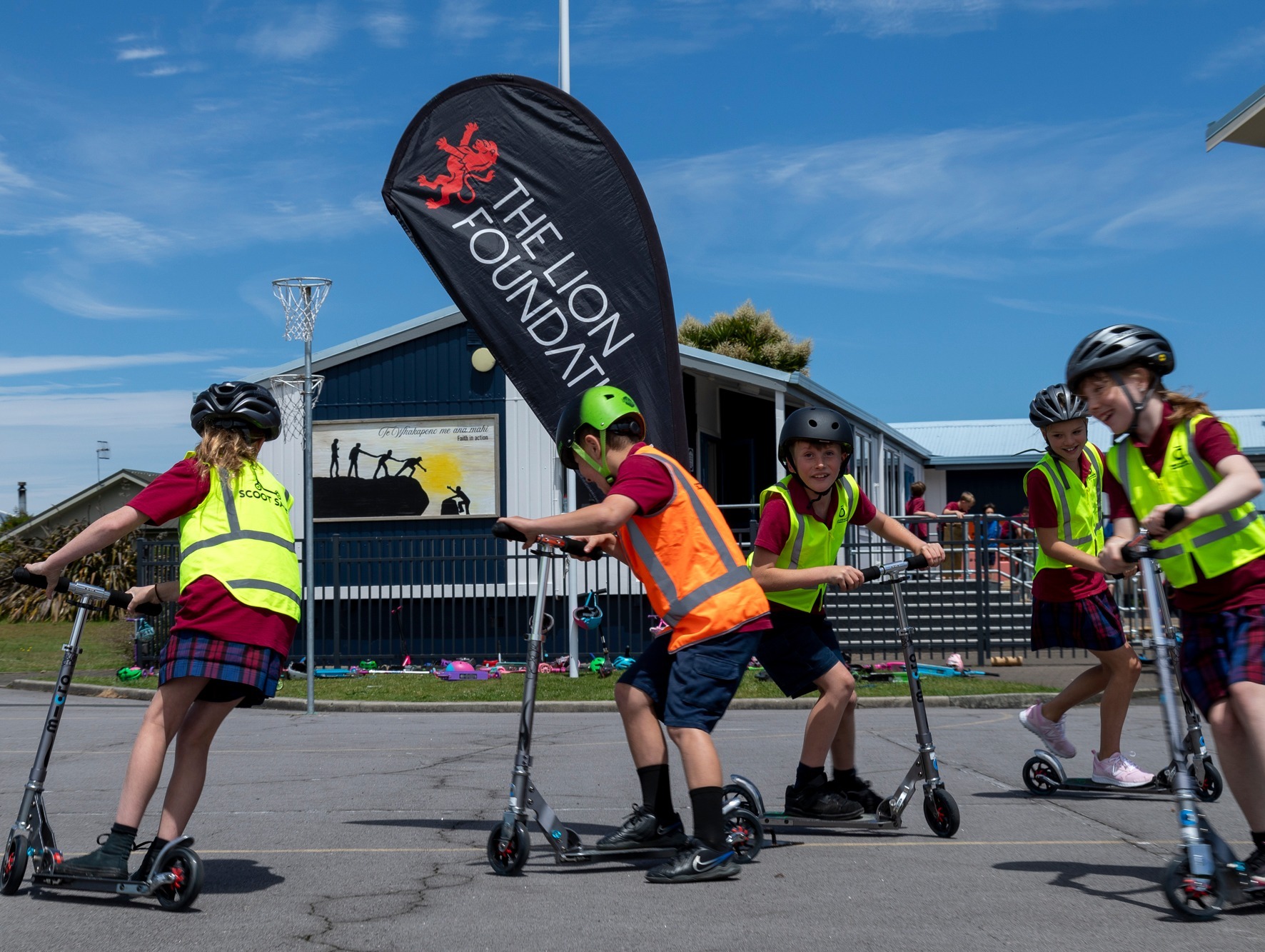 Shout out to these scoot-safe St Patrick's Catholic School kids.  