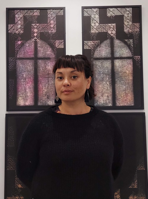 Artist Vanessa Wairata Edwards is holding an exhibition at Taupō Museum for Matariki. 