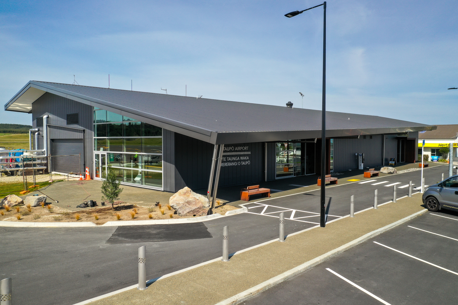 New terminal building.  