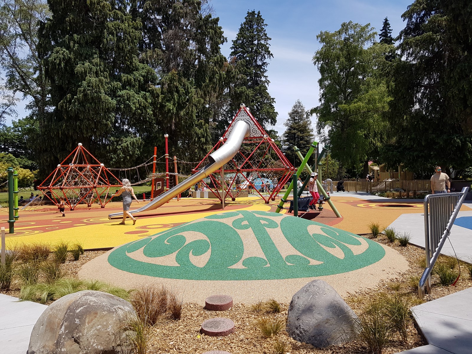 Tongariro Domain playground.  